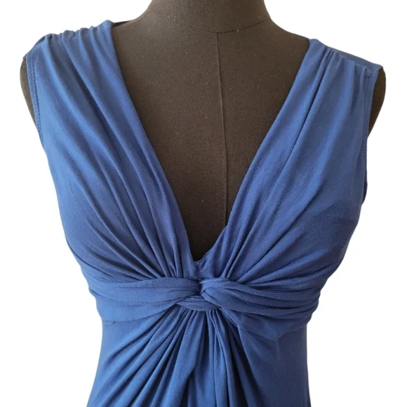 Max Studio Cobalt Blue Sleeveless Maxi Dress Size XS - Picture 2 of 5